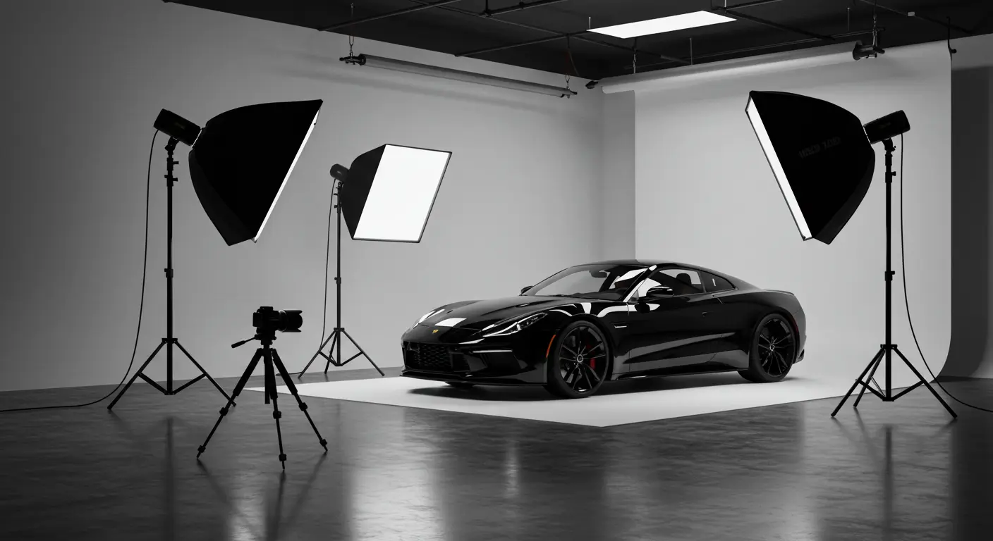 Car photoshoot studio